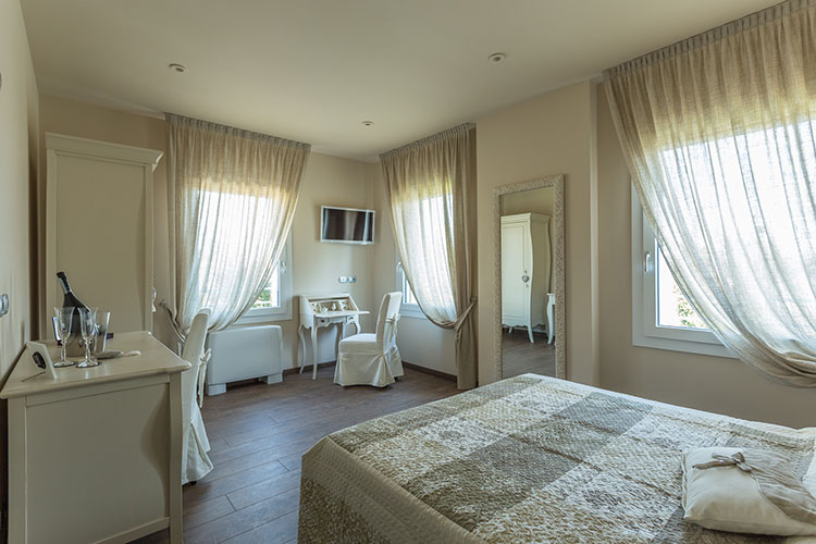 Le camere del b&b Antica Dimora Stucky di Treviso