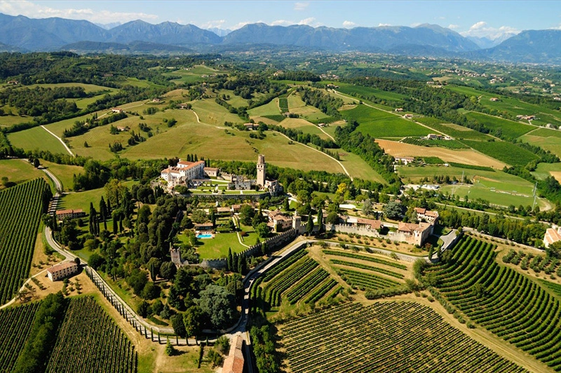 Colline e vigneti di Valdobbiadene, nel territorio del Prosecco