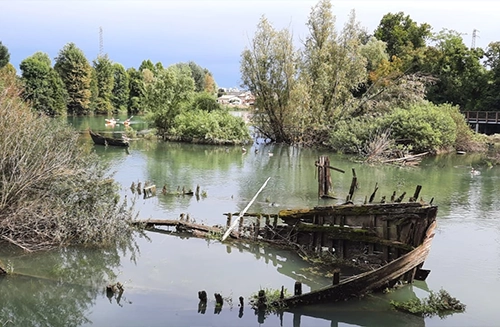 Antico porto di Sant'Antonino lungo il Sile Morto
