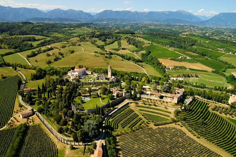 Colline e vigneti di Valdobbiadene, nel territorio del Prosecco